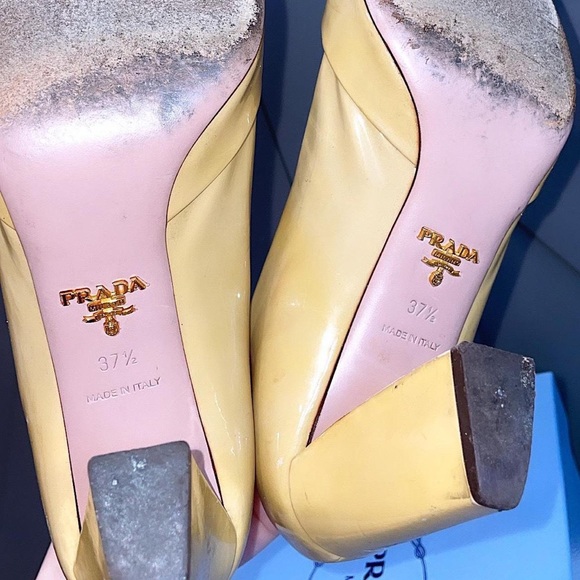 Prada block heel pumps vintage 7.5 - Picture 3 of 4
